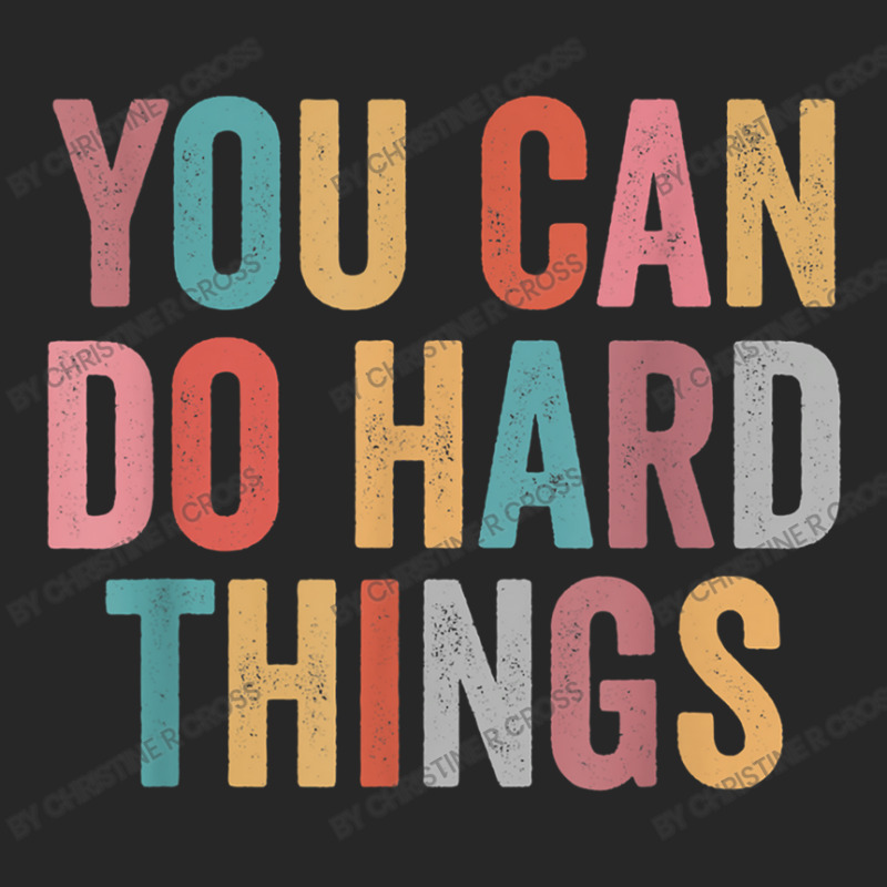 You Can Do Hard Things Motivational Testing Day Teacher Men's T-shirt Pajama Set by Christine R Cross | Artistshot