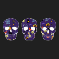 Halloween Sugar Skull Dia De Los Muertos Calavera T Shirt Ladies Polo Shirt | Artistshot