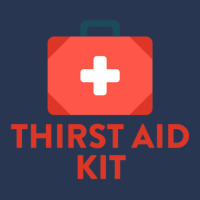 Thirst Aid Kit For Medicine Schools Men Denim Jacket | Artistshot