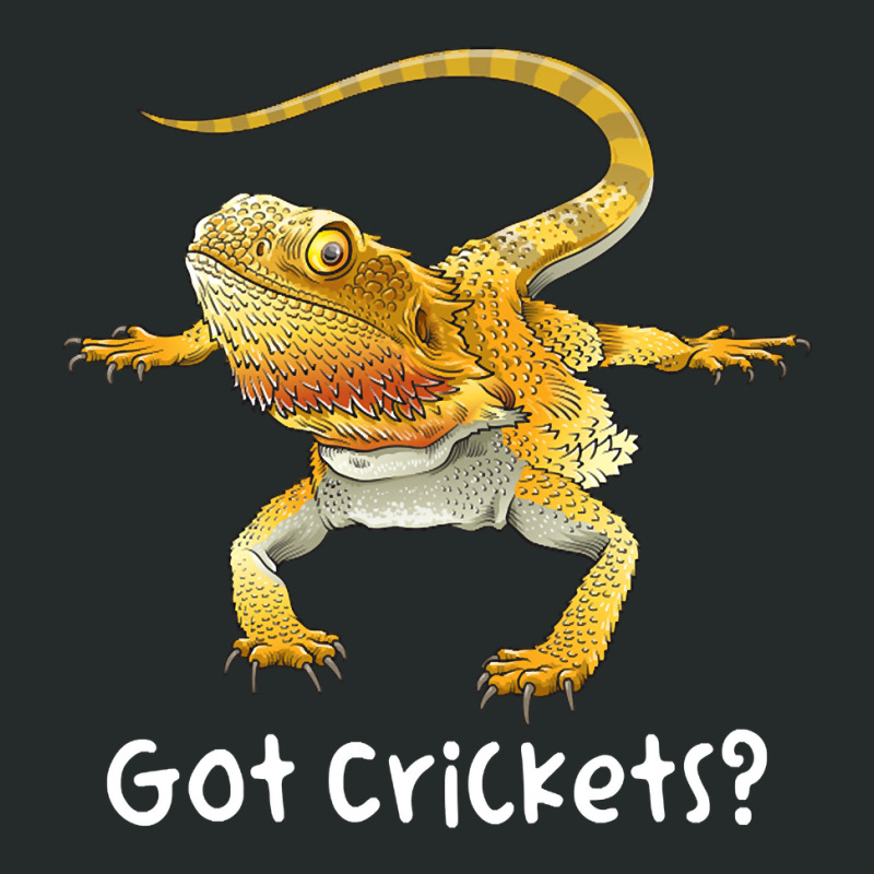 Bearded Dragon Got Crickets Lizard Beardie Reptile Pogona Women's Triblend Scoop T-shirt by Kenlofu52 | Artistshot