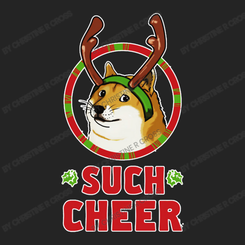 Christmas Doge 3/4 Sleeve Shirt by Christine R Cross | Artistshot