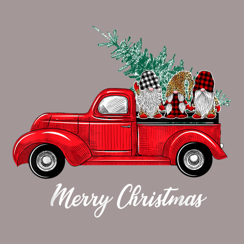 Merry Christmas Gnomies Plaid Red Vintage Truck Tree On Car T Shirt Vintage Short | Artistshot