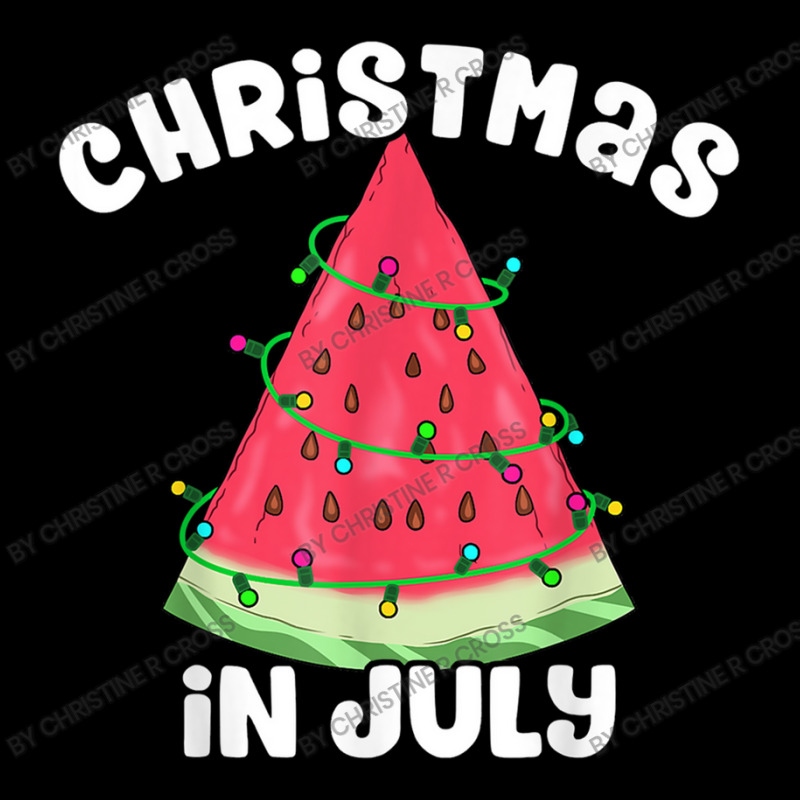 Summer Christmas July In Christmas In July Christmas Melon1 Lightweight Hoodie by Christine R Cross | Artistshot