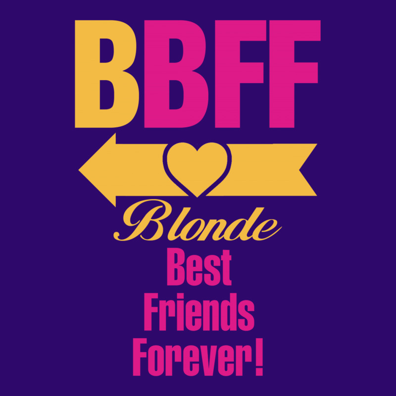 Blonde Best Friend Forever Left Arrow. Oval Patch | Artistshot