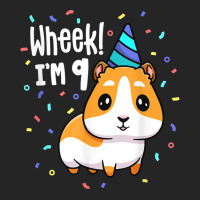 Guinea Pig Birthday Party Wheek Kids 9 Year Old 9th Outfit T Shirt Unisex Hoodie | Artistshot