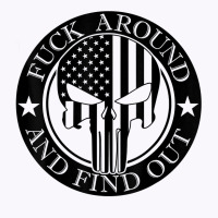 Fuck Around And Find Out Usa Military American Flag Skull Tank Top | Artistshot