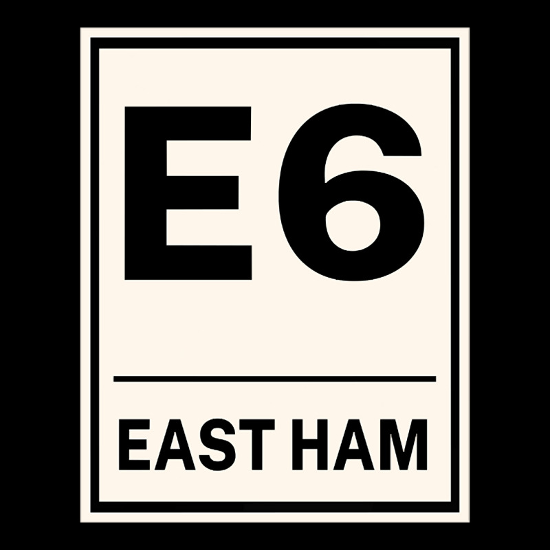 E6 East Ham Postcode United Kingdom Zipper Hoodie | Artistshot