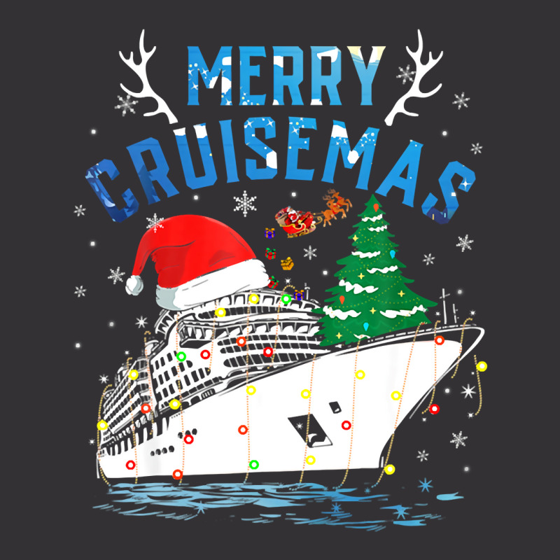 Merry Cruisemas Family Cruise Christmas 2022 Funny Boat Trip Pullover Vintage Short | Artistshot