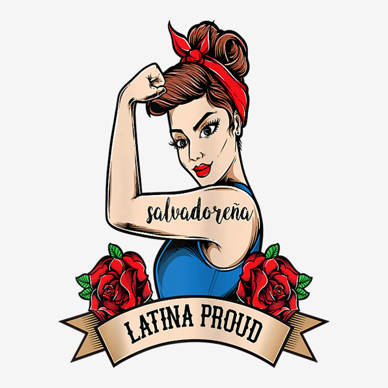 Womens Salvadorean Shirt For Women Latinx Latina Proud Gift T Shirt Youth 3/4 Sleeve by cm-arts | Artistshot