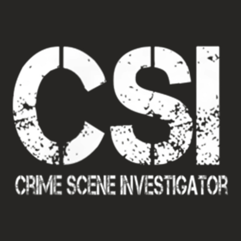 Crime Scene Investigation Police Outfit Deputy True Crime Ladies Fitted T-Shirt by LilyWillis | Artistshot