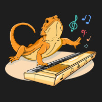 Bearded Dragon Music Piano Player Musician Classic T-shirt | Artistshot