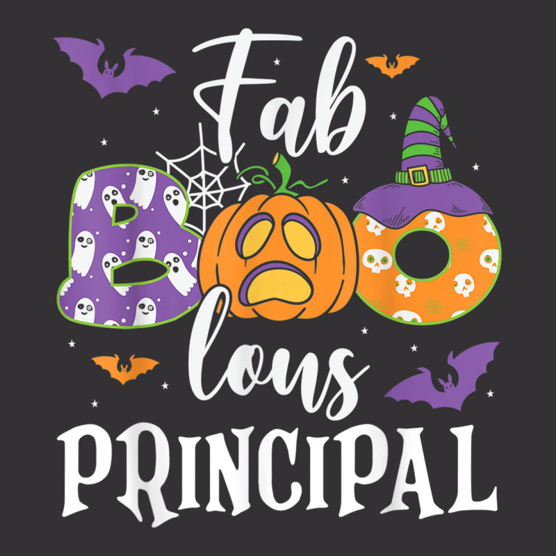 Fab Boo Lous Principal Funny School Principal Halloween Vintage Hoodie by Clinical | Artistshot