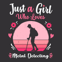 Metal Detecting Just A Girl Who Loves Metal Detecting Pink Retro Vinta Vintage Short | Artistshot