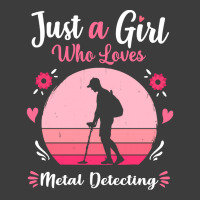 Metal Detecting Just A Girl Who Loves Metal Detecting Pink Retro Vinta Men's Polo Shirt | Artistshot