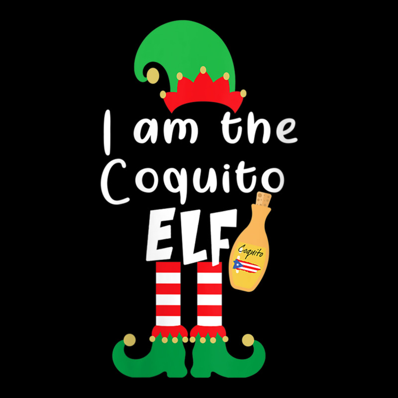 Womens Coquito Elf Funny Puerto Rico Matching Christmas Bilingual V Ne Lightweight Hoodie by cm-arts | Artistshot