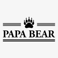 Papa Bear Ladies Fitted T-shirt | Artistshot