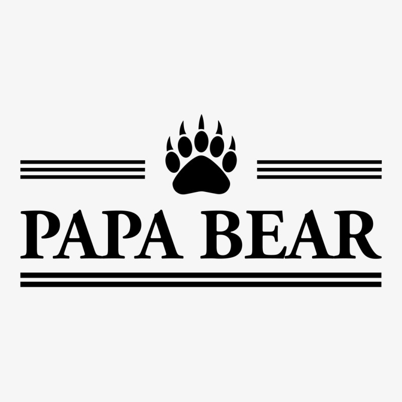 Papa Bear Ladies Fitted T-Shirt by tshiart | Artistshot