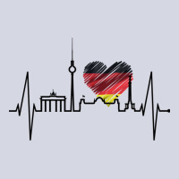 Berlin Skyline Heartbeat Germany Fan Heart Love Gift For Berlin Lover Fleece Short | Artistshot