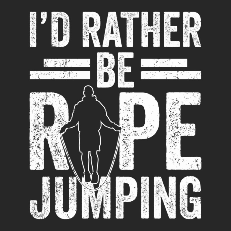 I'd Rather Be Rope Jumping Jump Skipping Hobby Long Sleeve T Shirt Men's T-shirt Pajama Set | Artistshot