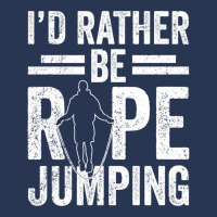 I'd Rather Be Rope Jumping Jump Skipping Hobby Long Sleeve T Shirt Men Denim Jacket | Artistshot