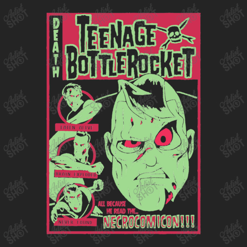 Bottle Rocket Necro Comicon 3/4 Sleeve Shirt by marygerdes | Artistshot