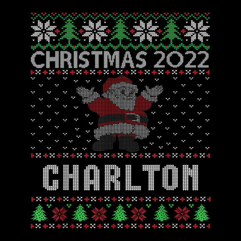 Funny Matching Ugly Christmas Personalized Name Charlton Adjustable Cap by Queens | Artistshot