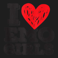 I Love Emo Girls Heart Gothic Girl Lover Quote Saying Classic T-shirt | Artistshot