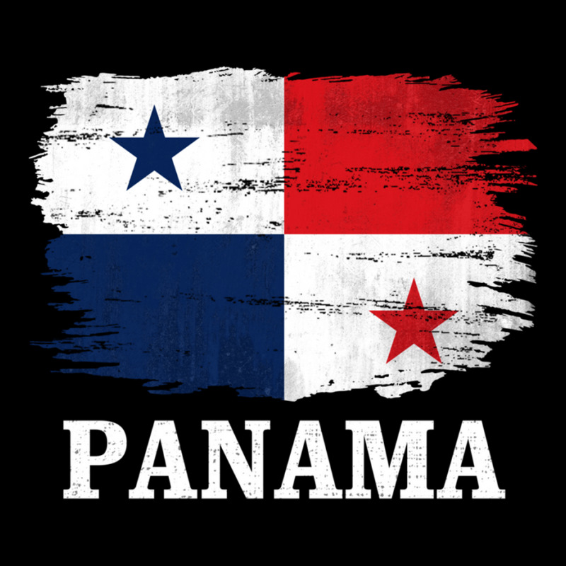 Vintage Panama Flag For Panamanian Gift Long Sleeve T Shirt V-Neck Tee by cm-arts | Artistshot