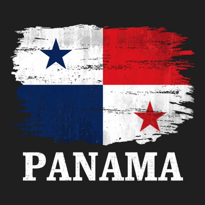 Vintage Panama Flag For Panamanian Gift Long Sleeve T Shirt Classic T-shirt by cm-arts | Artistshot