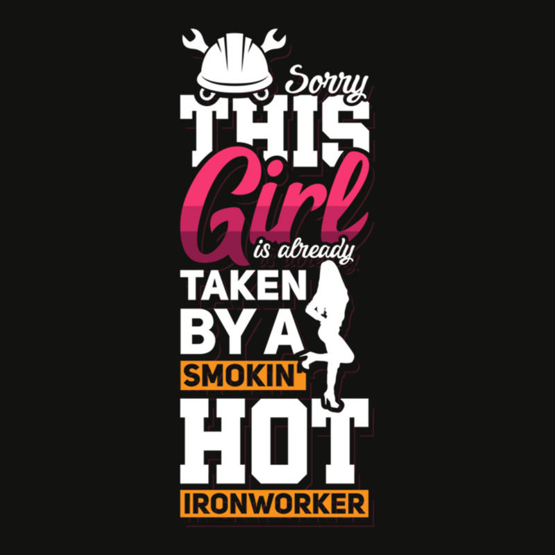 This Girl Is Already Taken By A Ironworker Girlfriend Wife Pullover Ho Scorecard Crop Tee by cm-arts | Artistshot