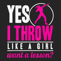 Yes I Throw Lika A Girl Shot Putter Track And Field Shot Put T Shirt Unisex Hoodie | Artistshot