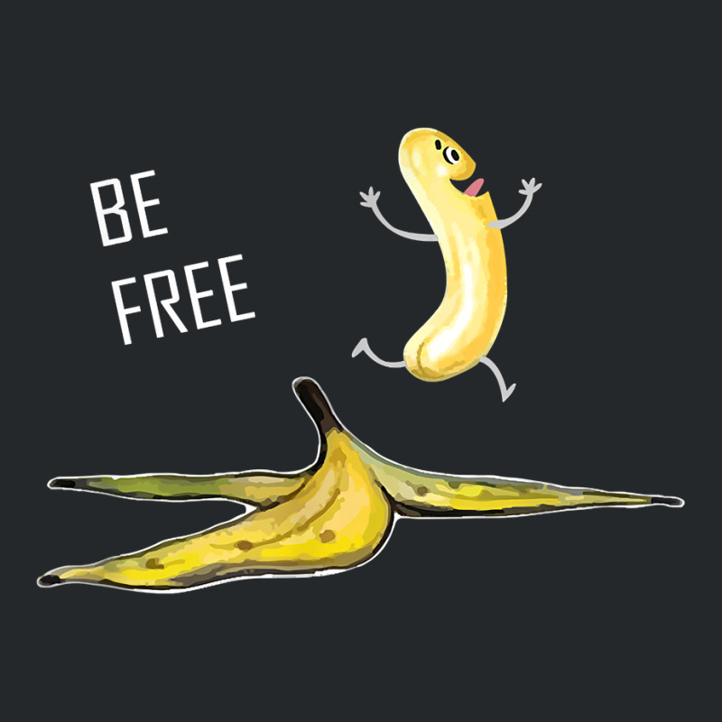 Be Free Banana  Funny Banana Man  Running Banana Stripping T Shirt Crewneck Sweatshirt by cm-arts | Artistshot