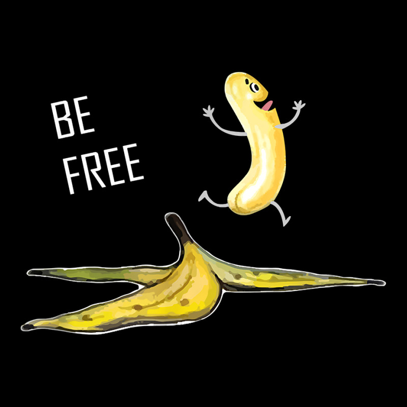 Be Free Banana  Funny Banana Man  Running Banana Stripping T Shirt Zipper Hoodie by cm-arts | Artistshot