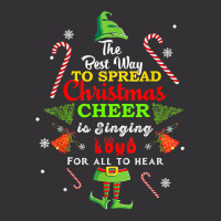 Spread Christmas Cheer Is Singing Loud Shirt Xmas Elf Pajama Vintage Hoodie | Artistshot