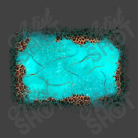 Gemstone Turquoise Leopard Background Vintage T-shirt | Artistshot