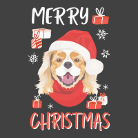 Cavalier King Charles Spaniel Xmas Vintage T-shirt | Artistshot