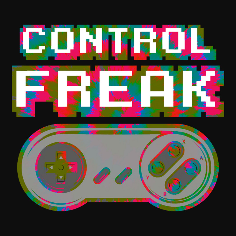 Control Freak Retro Tie Dye Snes Crop Top by bummercaught | Artistshot