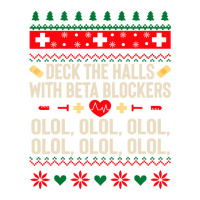 Deck The Halls With Beta Blockers Nurse Ugly Christmas Maternity Scoop Neck T-shirt | Artistshot