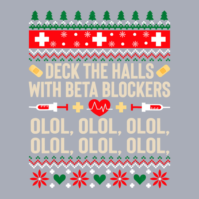 Deck The Halls With Beta Blockers Nurse Ugly Christmas Tank Dress by Thanhhuong90 | Artistshot