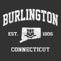 Burlington Connecticut Ct Vintage State Athletic Style T Shirt Baby Bodysuit | Artistshot