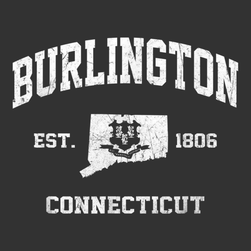 Burlington Connecticut Ct Vintage State Athletic Style T Shirt Baby Bodysuit | Artistshot