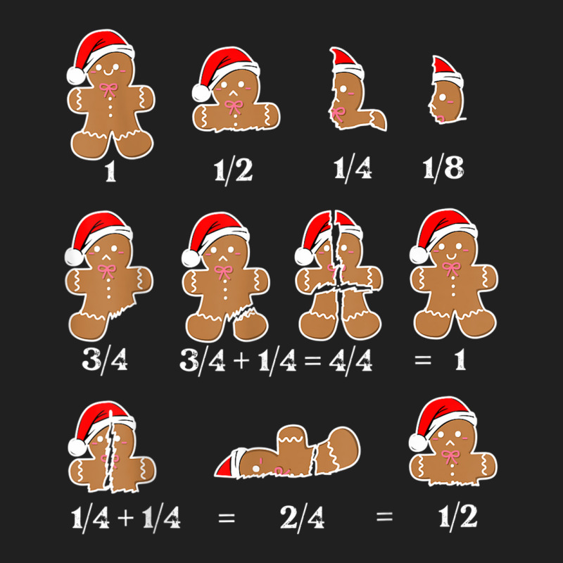 Christmas Math Teacher Equation Gingerbread With Santa Hat Ladies Polo Shirt by Fashlaza | Artistshot