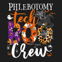 Phlebotomy Tech Boo Crew Ghost Halloween Technician Matching T Shirt Classic T-shirt | Artistshot