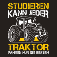 Studier, Kann Jeder Traktor Fahren Nur Die Beste Farmer,, Black, S Tank Top | Artistshot