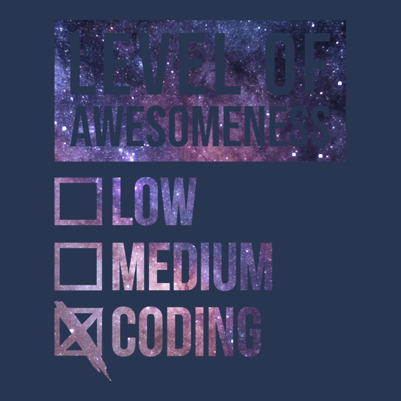 Funny Level Of Awesomeness Low Medium Gift Coding Coder Coders Code Pr Ladies Denim Jacket by fenderbendable | Artistshot