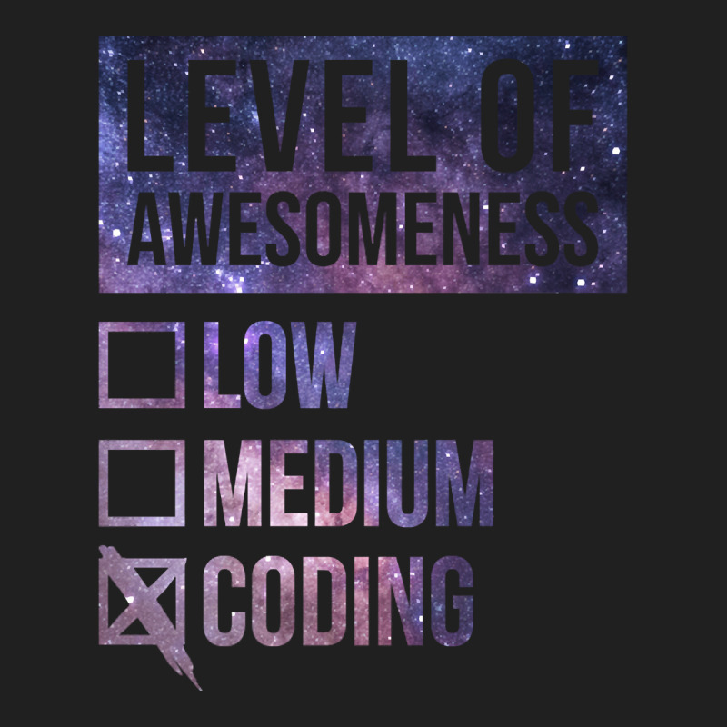 Funny Level Of Awesomeness Low Medium Gift Coding Coder Coders Code Pr Ladies Polo Shirt by fenderbendable | Artistshot