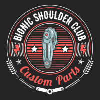 Bionic Shoulder Club Custom Parts Funny Shoulder Replacement 3/4 Sleeve Shirt | Artistshot