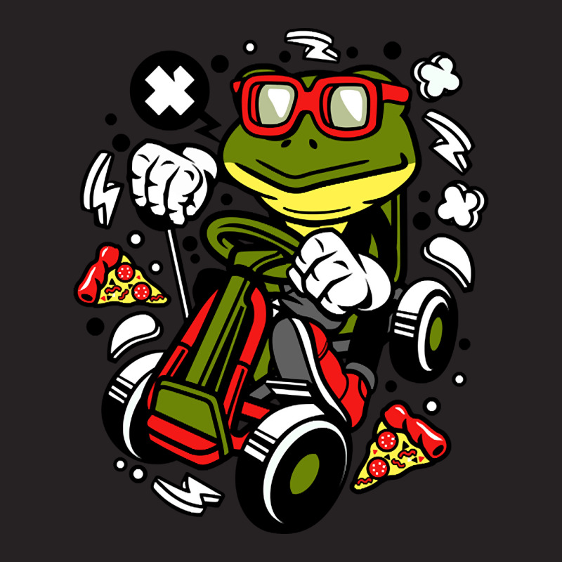 Frog Gokart Racer Vintage Cap by bummercaught | Artistshot