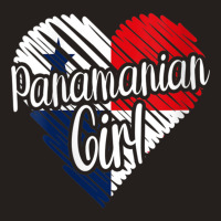 Womens Panama For Girl Panamanian Heart Flag For Women Panameña V Nec Tank Top | Artistshot