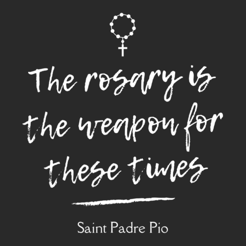 Saint Padre Pio Rosary Inspirational Quote Catholic Toddler T-shirt | Artistshot